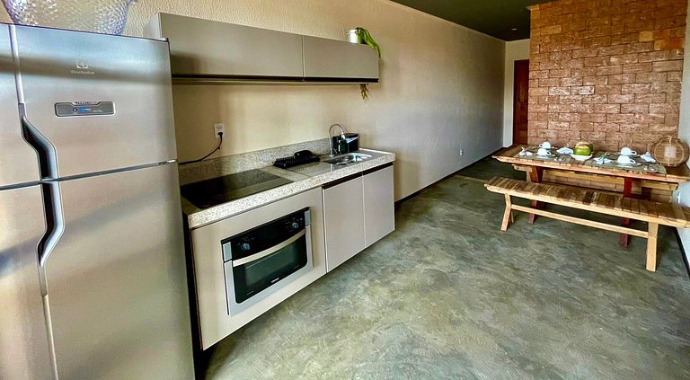 KAHA MAR - AP 2/4 com piscina PRIVATIVA no Patacho