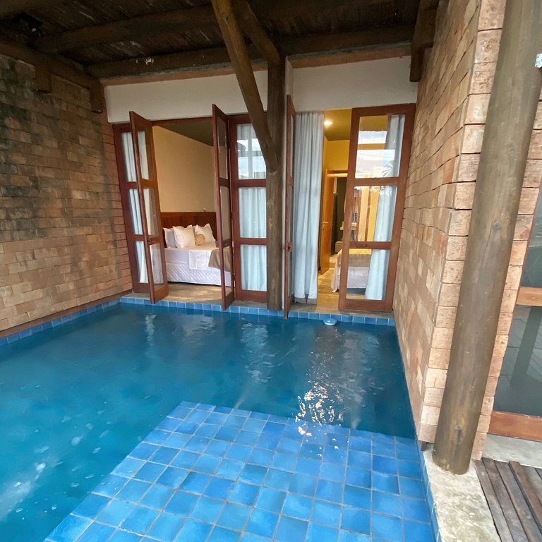 KAHA MAR - AP 3/4 com piscina PRIVATIVA no Patacho