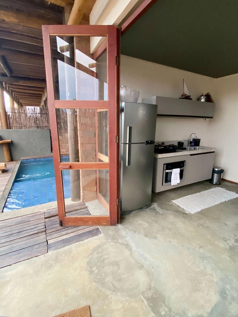 KAHA MAR - AP 3/4 com piscina PRIVATIVA no Patacho