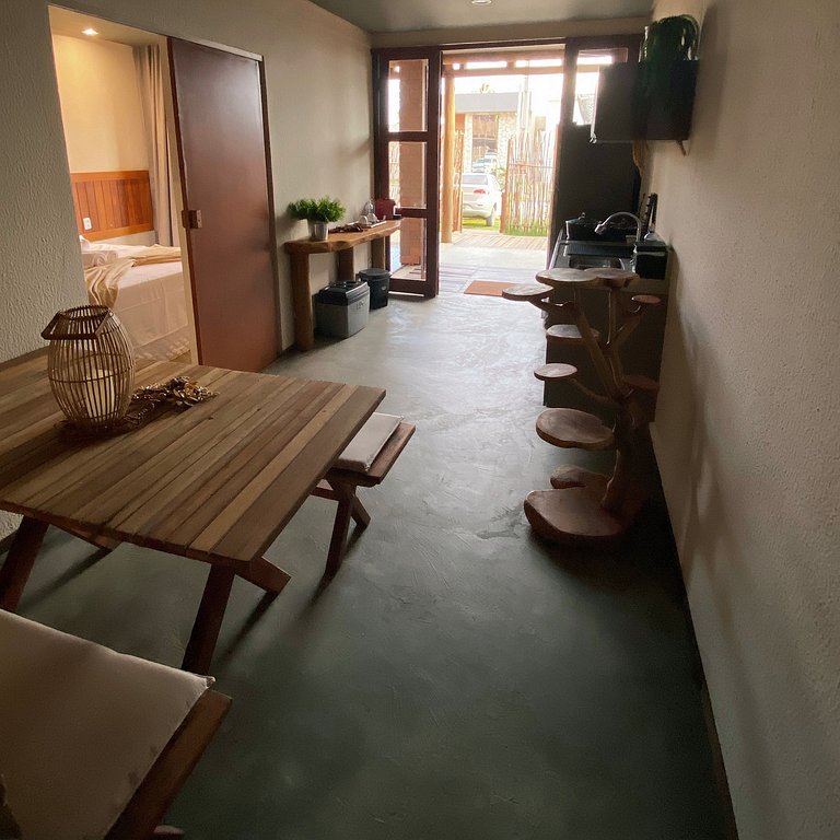 KAHA MAR - AP 2/4 com piscina PRIVATIVA no Patacho