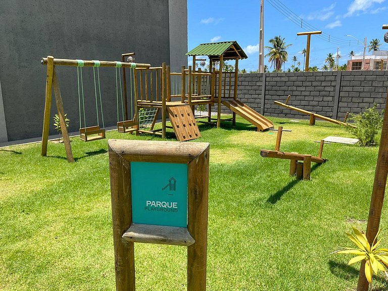 Belíssimo apartamento A107 na Praia do Patacho