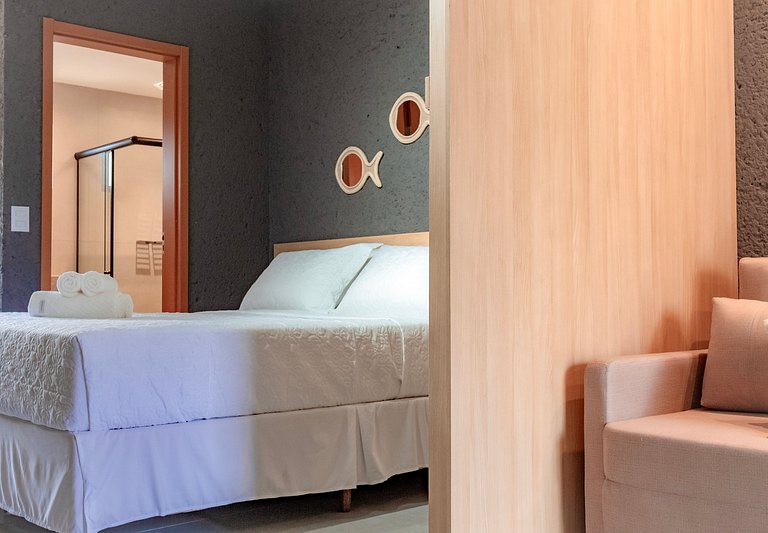Belíssimo apartamento Studio na Praia do Patacho