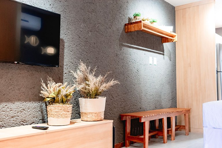 Belíssimo apartamento Studio na Praia do Patacho