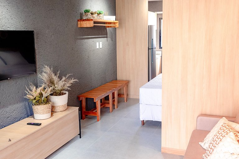 Belíssimo apartamento Studio na Praia do Patacho