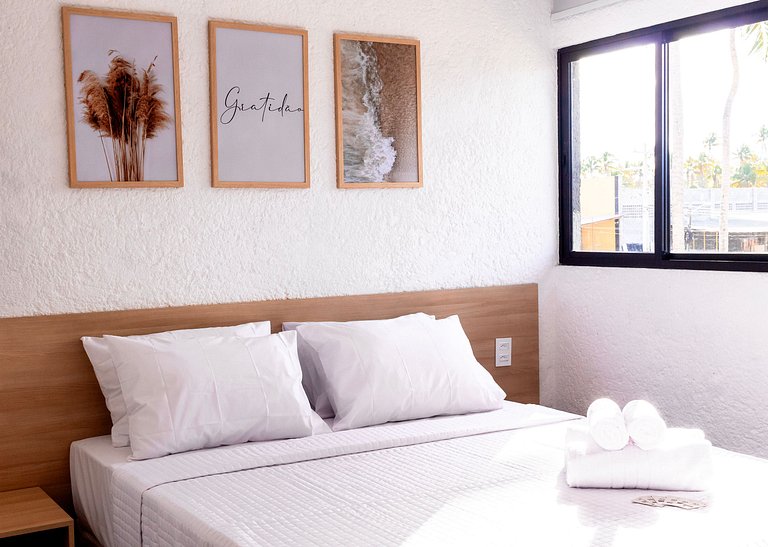 Belíssimo apartamento A107 na Praia do Patacho
