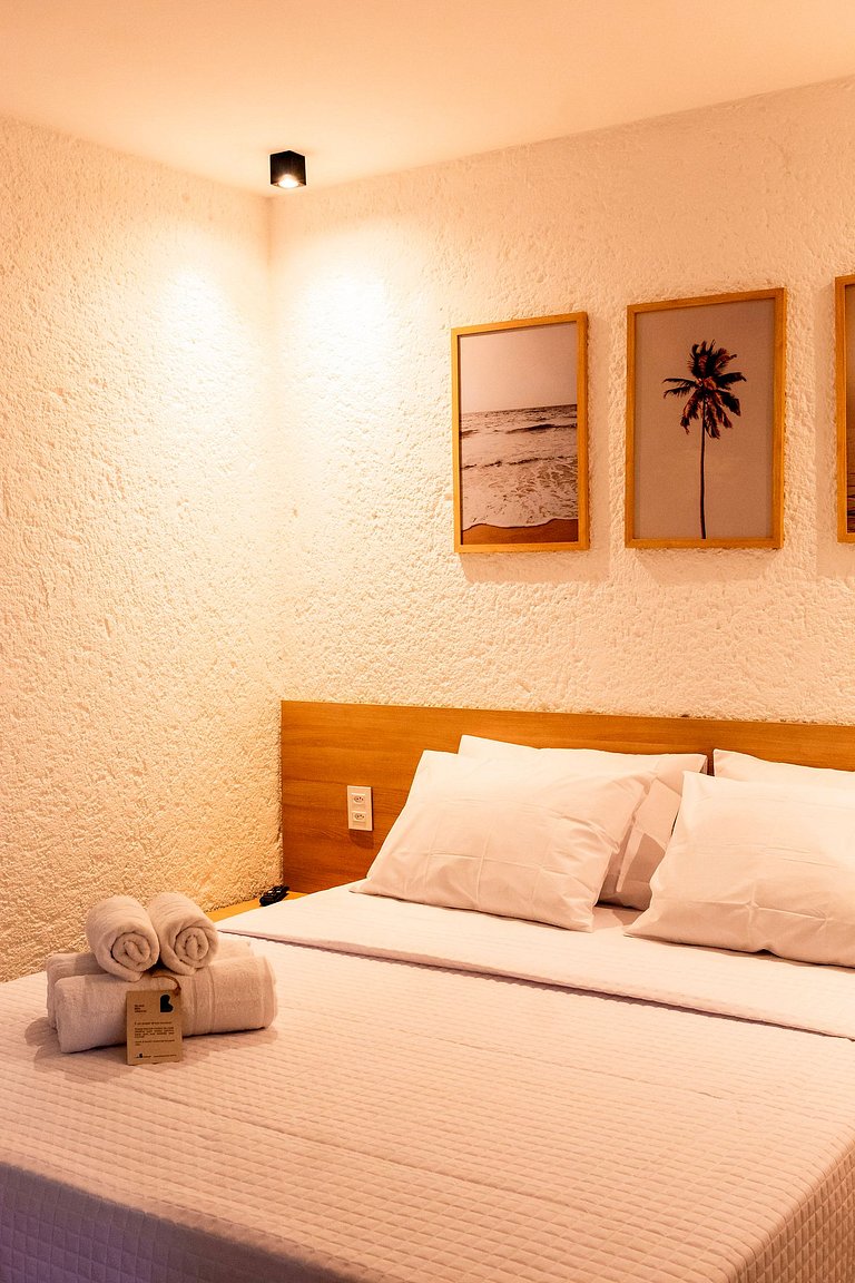 Belíssimo apartamento A107 na Praia do Patacho