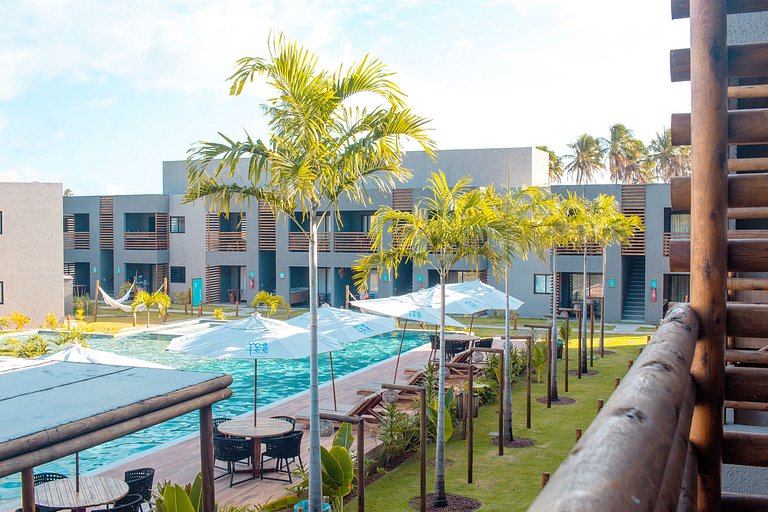 Belíssimo apartamento A107 na Praia do Patacho