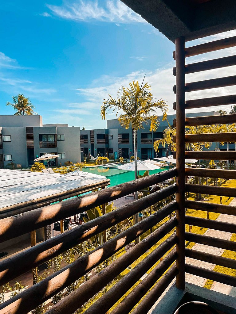 Belíssimo apartamento A107 na Praia do Patacho