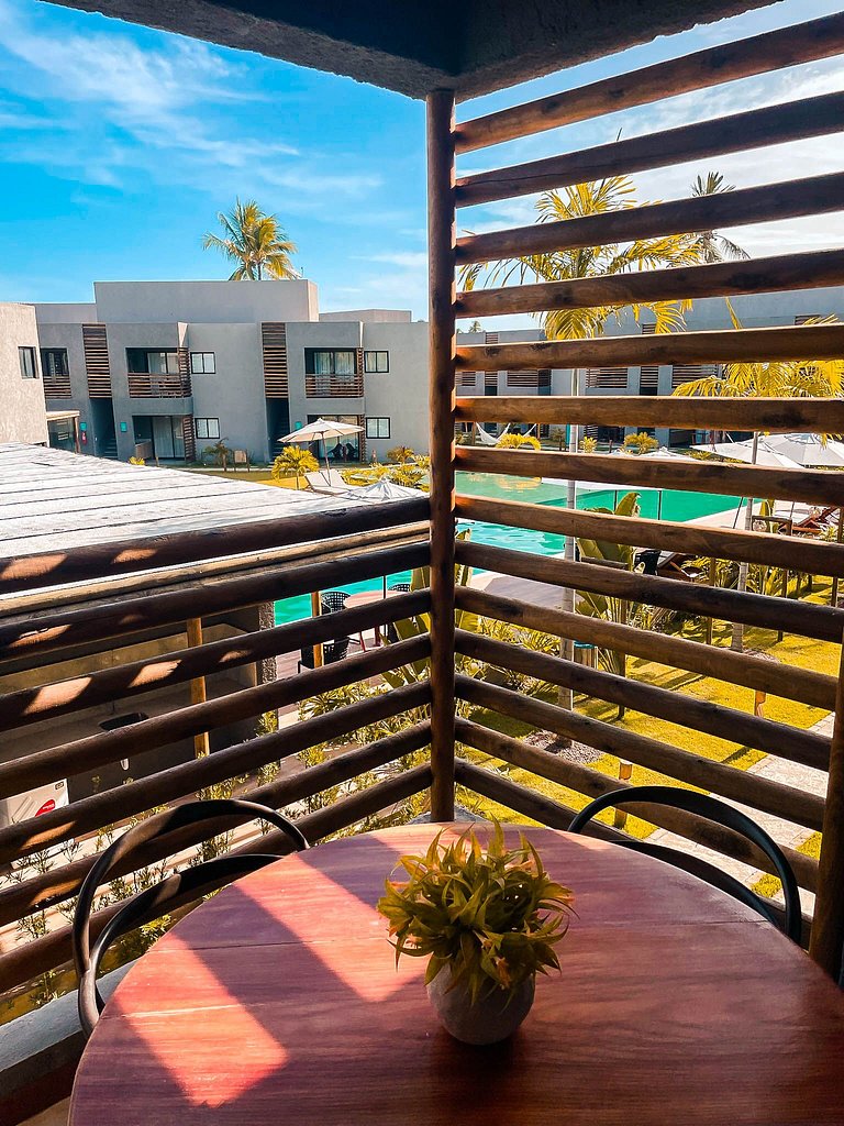 Belíssimo apartamento A107 na Praia do Patacho