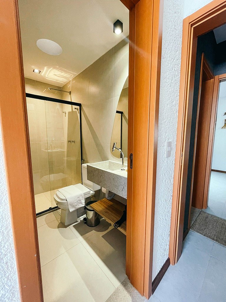 Belíssimo apartamento A107 na Praia do Patacho
