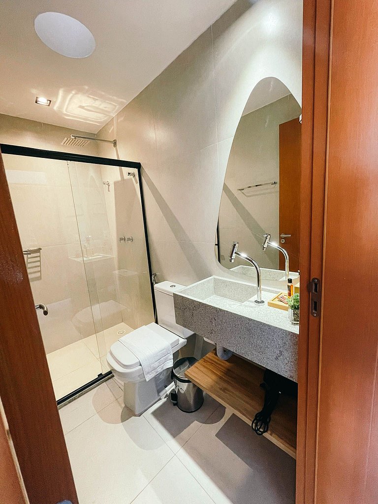 Belíssimo apartamento A107 na Praia do Patacho
